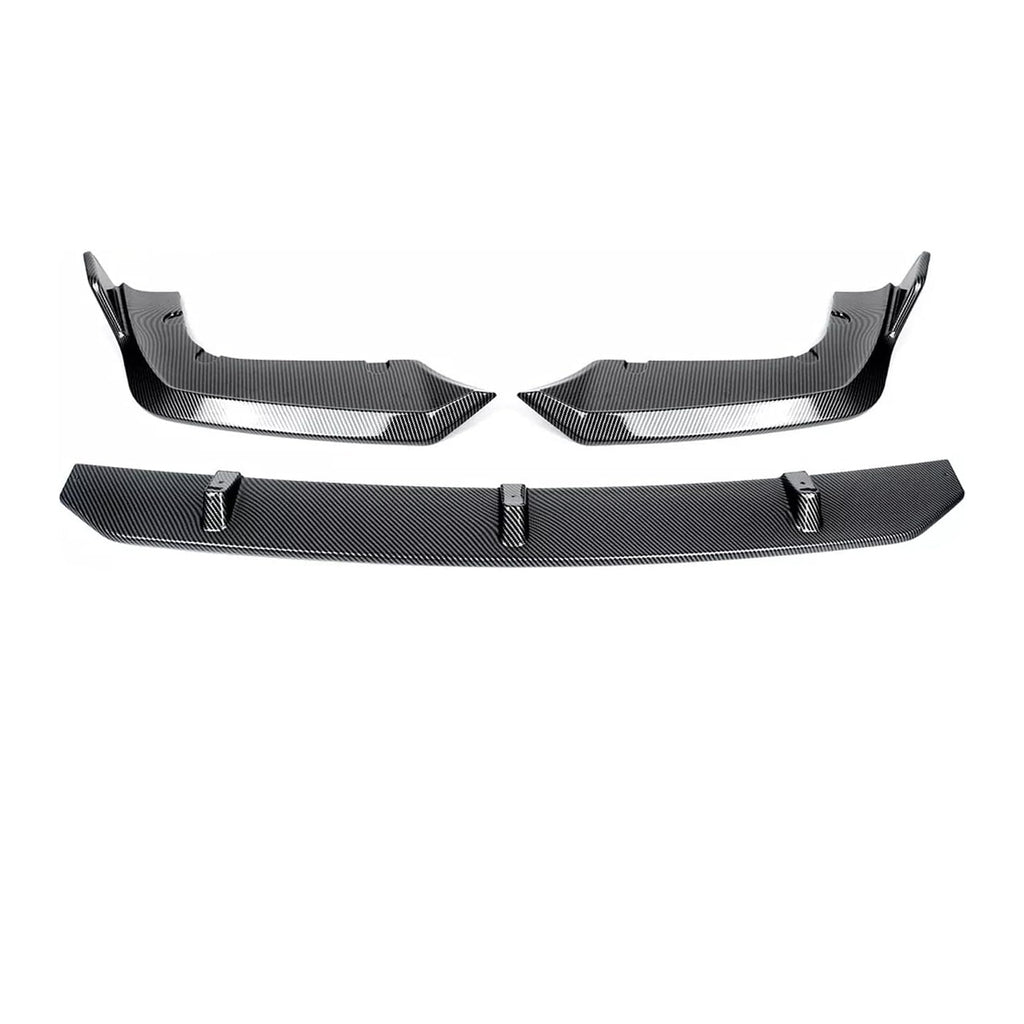 Front Lip Compatibility with 2019-2022 F95 X5M M Sport Front Bumper Lower Valance Chin Lip Splitter - included parts view