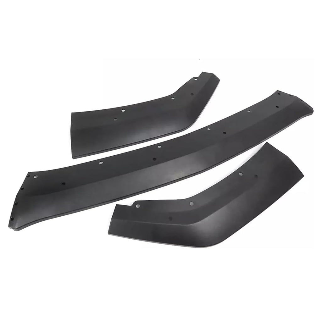 Front Lip Compatibility with 2024 2025 Mustang Front Bumper Lower Diffuser Chin Lip Protection Trim - included parts view