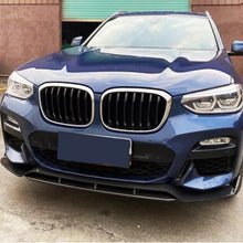 Load image into Gallery viewer, 2018-2020 X3 X4 G01 G02 M Sport Front Chin Diffuser Lip Air Dam ABS Splitter Spoiler (Carbon Fiber - included parts view