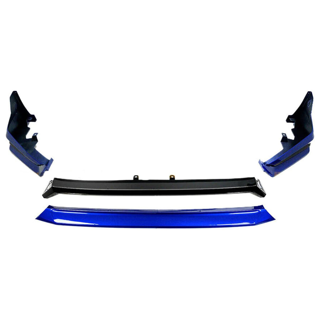 Front Lip Compatibility with 2022-2024 Civic Yofer Style Front Bumper Chin Lip Splitter Spoiler Kit - included parts view