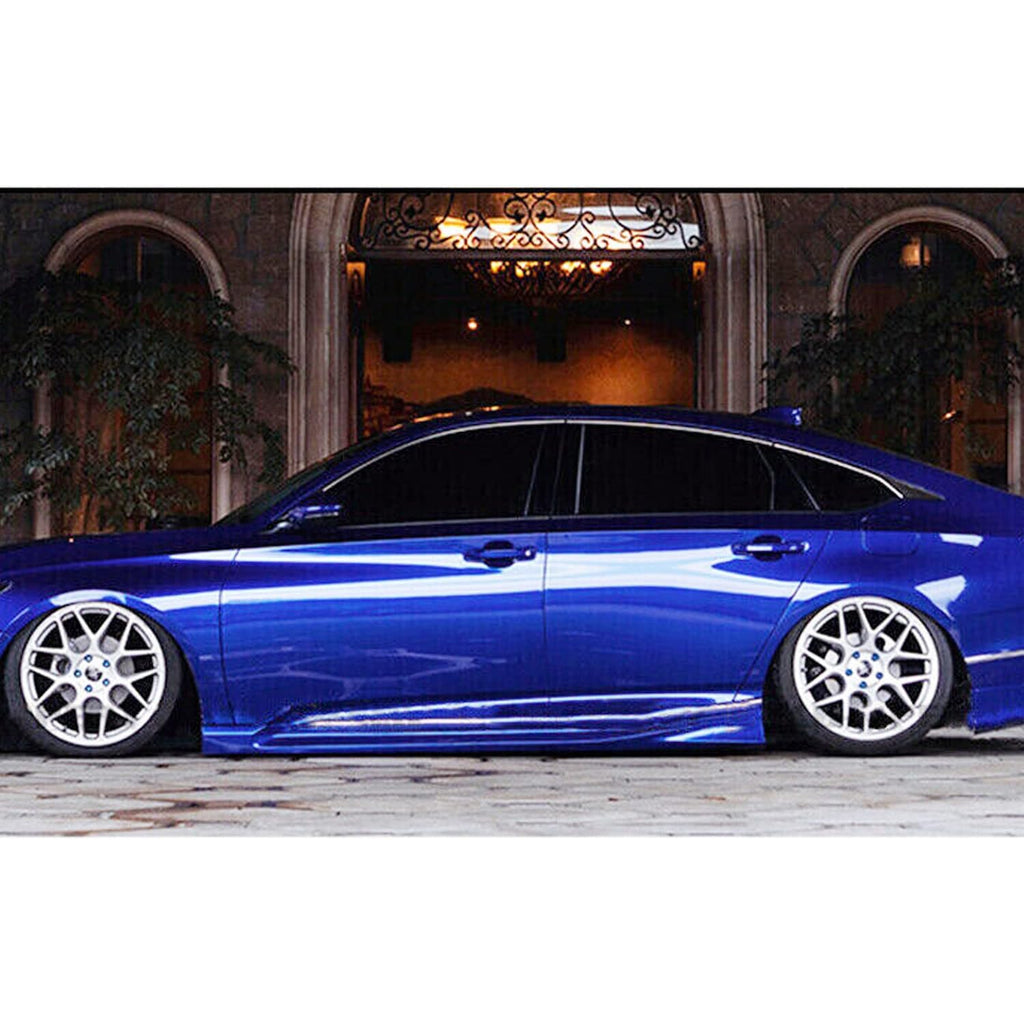 Compatibility with 2018-2020 Accord Side Skirts Exterior Door Panel Trim Body Kits ABS Blue - included parts view