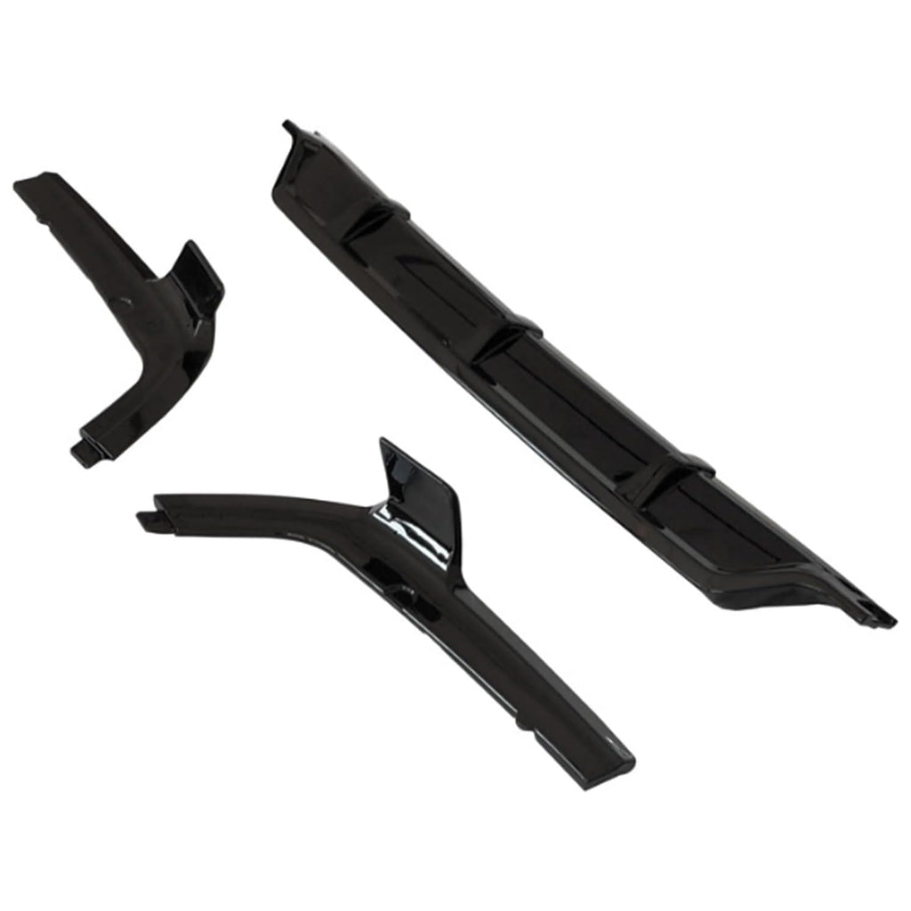 Rear Diffuser Compatibility with 2019-2023 X7 G07 M Sport Rear Bumper Chin Diffuser Lip Kit Spoiler - included parts view