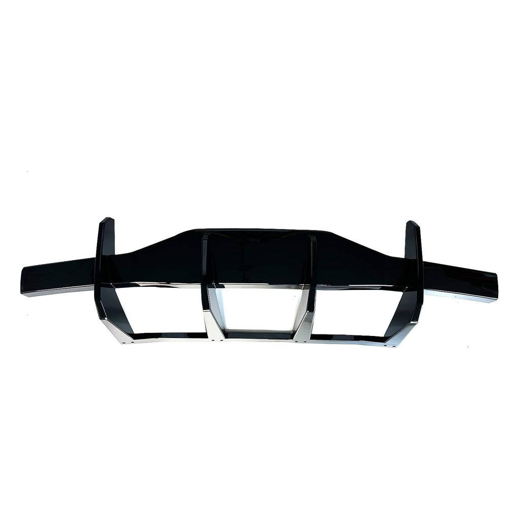 Rear Diffuser Lip Compatibility with 2020-2023 Corvette C8 Z51 Stingray Rear Lower Bumper Chin - included parts view