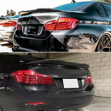 Load image into Gallery viewer, Spoiler Compatibility with 2011-2016 5 Series F10 M5 PSM Style Rear Trunk Spoiler Wing Lid Splitter - included parts view