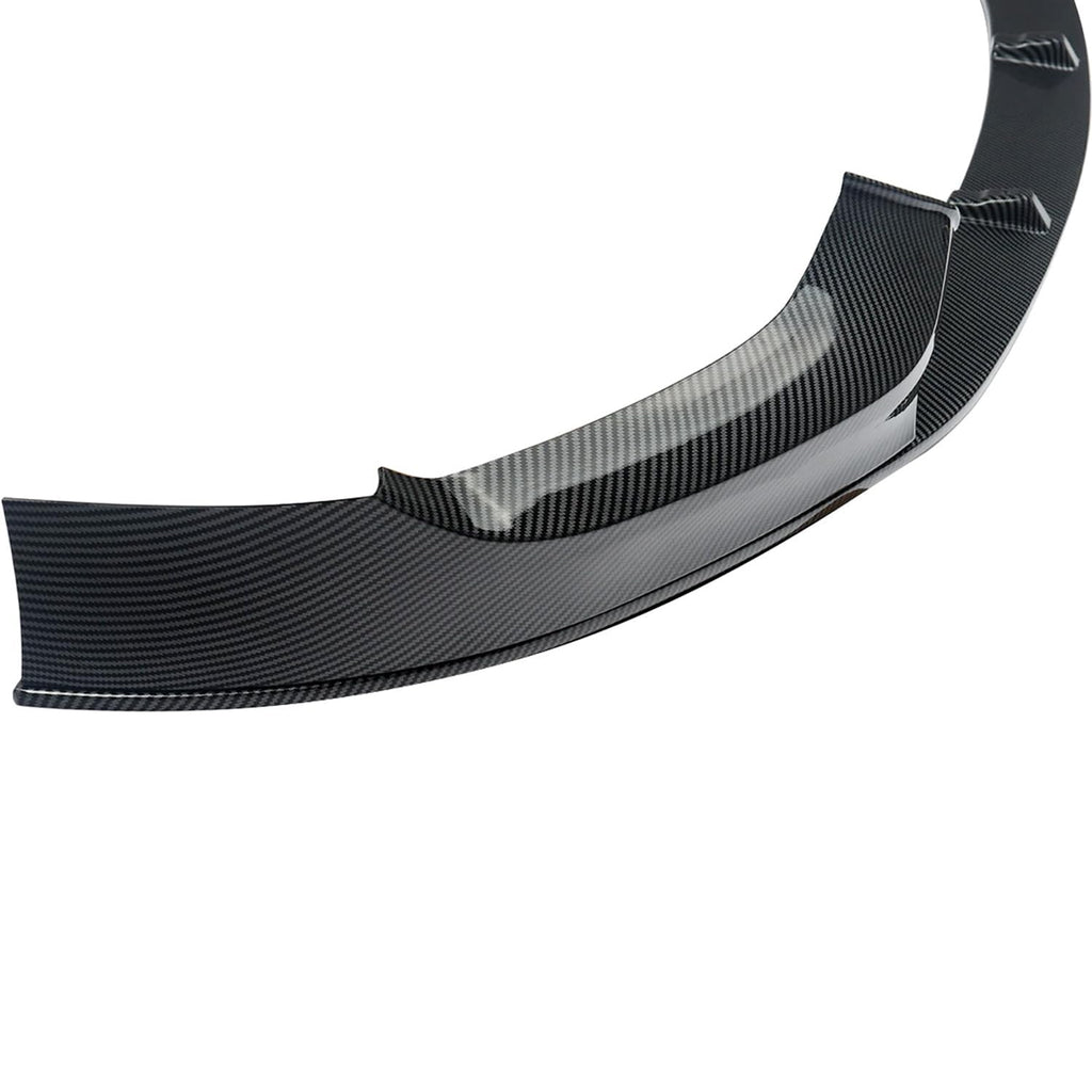 2015-2019 1 Series F20 F21 M Sport MP Styel Front Bumper Chin Lip Splitter Spoiler Kit (Carbon Fiber) - included parts view