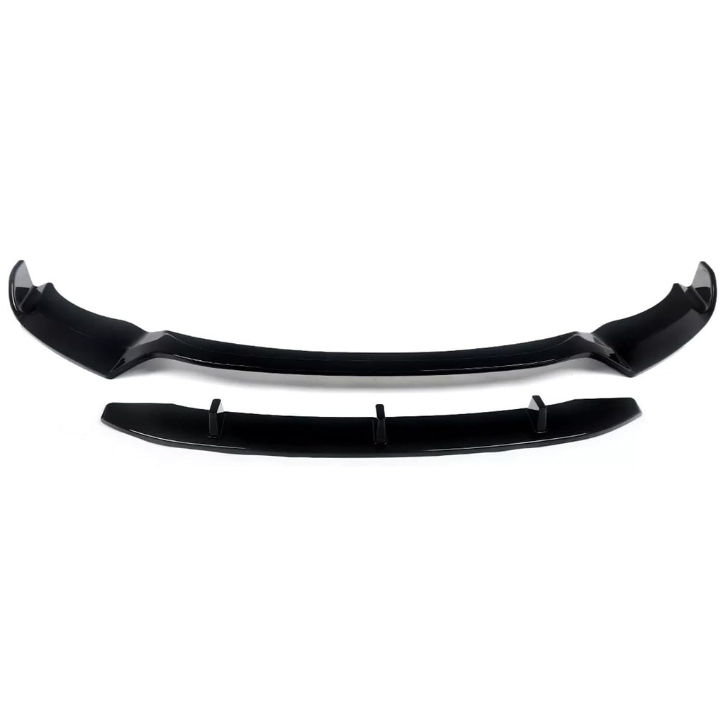 2014-2017 X3 F25 X4 F26 M Sport Front Chin Diffuser Lip Air Dam Splitter Spoiler (Gloss Black) - included parts view