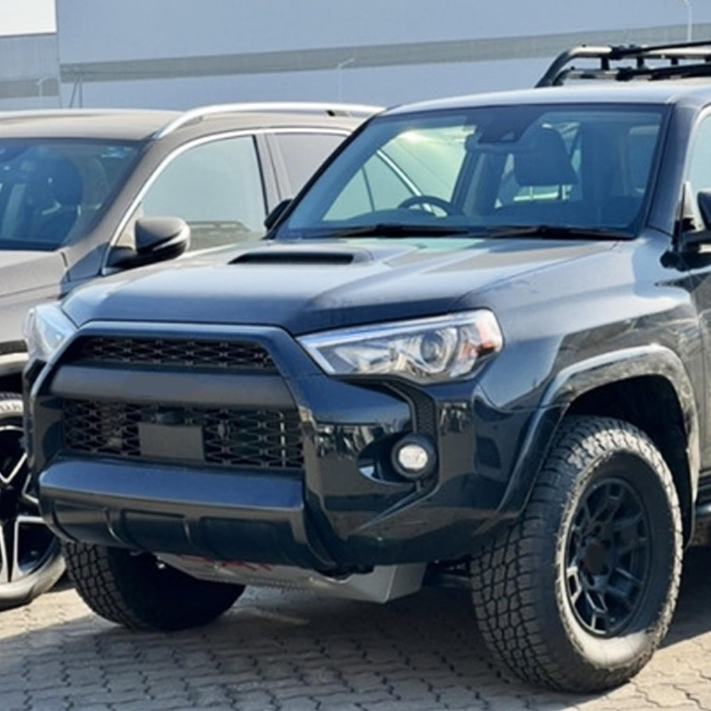 Compatible with 2014-2024 4Runner Front Bumper Lower Valance Panel Bumper Molding ABS Replacement - included parts view