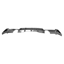 Load image into Gallery viewer, Compatibility with 2014-2020 BMW 4 Series F32 F33 F36 M Sport Rear Diffuser Bumper Chin Lip Carbon Fiber - side angle view