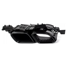Load image into Gallery viewer, Rear Diffuser Compatibility with 2015-2021 C Class W205 AMG Sedan C300 C43 C63 4Door C63 Style Rear - side angle view