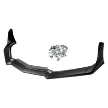 Load image into Gallery viewer, Front Lip Compatible with 2021 2022 2023 Corvette C8 Z51 ZR1 Style STG 3 Winglet Front Bumper Chin - front detail view