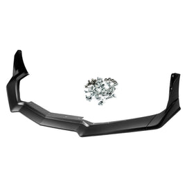 Front Lip Compatible with 2021 2022 2023 Corvette C8 Z51 ZR1 Style STG 3 Winglet Front Bumper Chin - front detail view