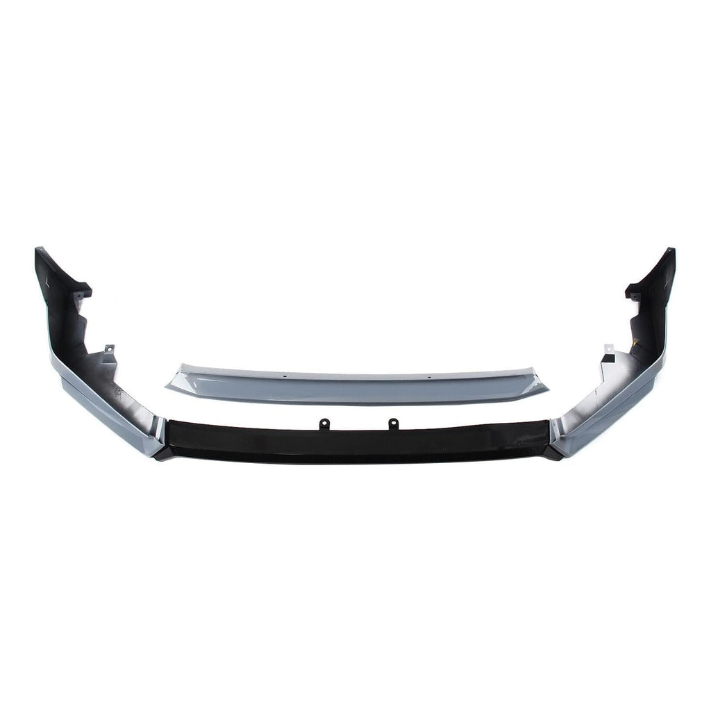 Front Lip Compatibility with 2022-2024 Civic Yofer Style Front Bumper Chin Lip Splitter Spoiler Kit - included parts view