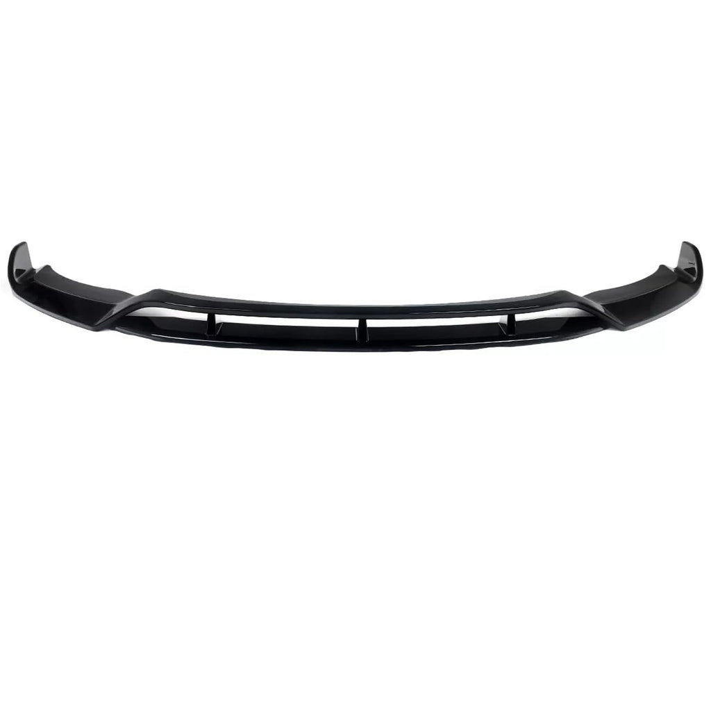 2014-2017 X3 F25 X4 F26 M Sport Front Chin Diffuser Lip Air Dam Splitter Spoiler (Gloss Black) - close-up detail view