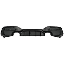 Load image into Gallery viewer, Rear Diffuser Compatibility with 2015-2019 1 Series F20 F21 M Sport Rear Bumper Chin Diffuser Lip - close-up detail view