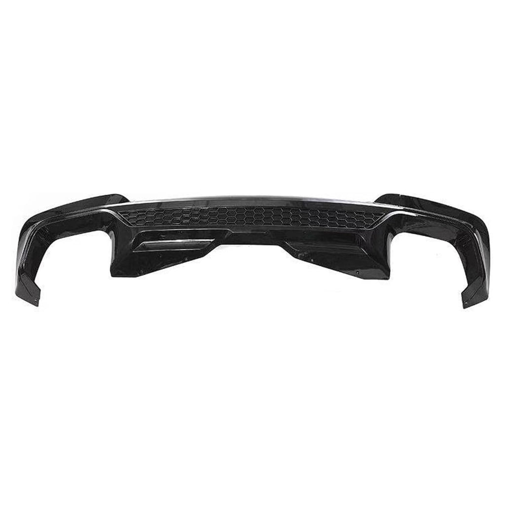Rear Diffuser Lip Compatibility with 2017-2020 X3 G01 M Sport Rear Bumper Chin Lip Kit Spoiler - close-up detail view
