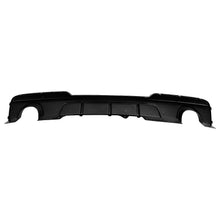Load image into Gallery viewer, Rear Diffuser Compatibility with 2011-2016 5 Series F10 535i M Sport MP Style Rear Bumper Chin Lip - close-up detail view