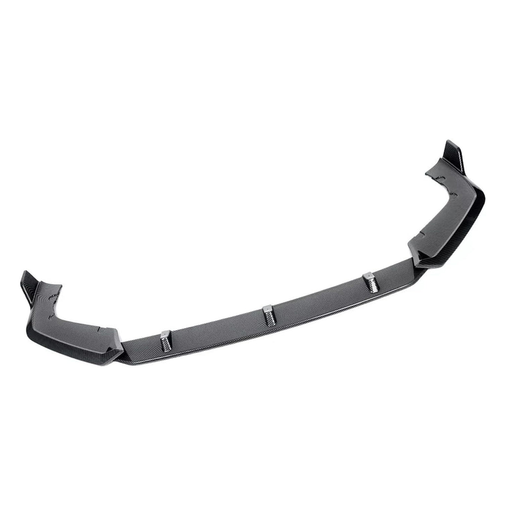 Front Lip Compatibility with 2019-2022 F95 X5M M Sport Front Bumper Lower Valance Chin Lip Splitter - close-up detail view