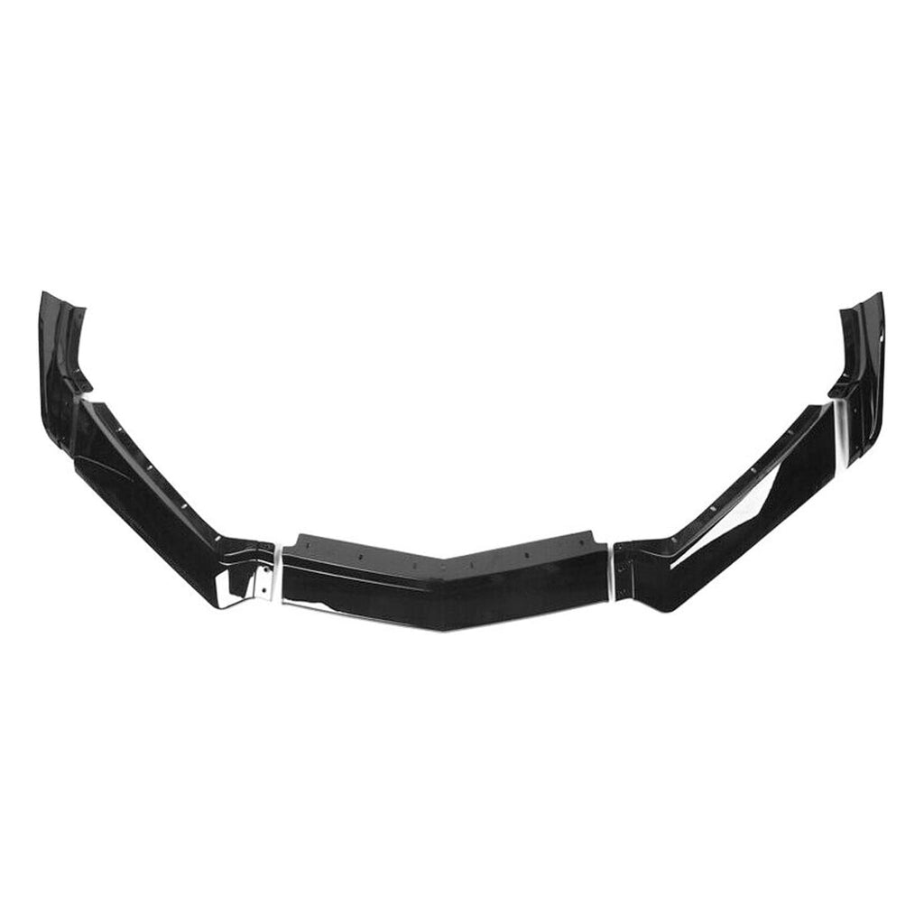 Front Lip Compatibility with 2020-2023 Corvette C8 Front Bumper Lip GM 5VM Style Front Bumper Chin - close-up detail view