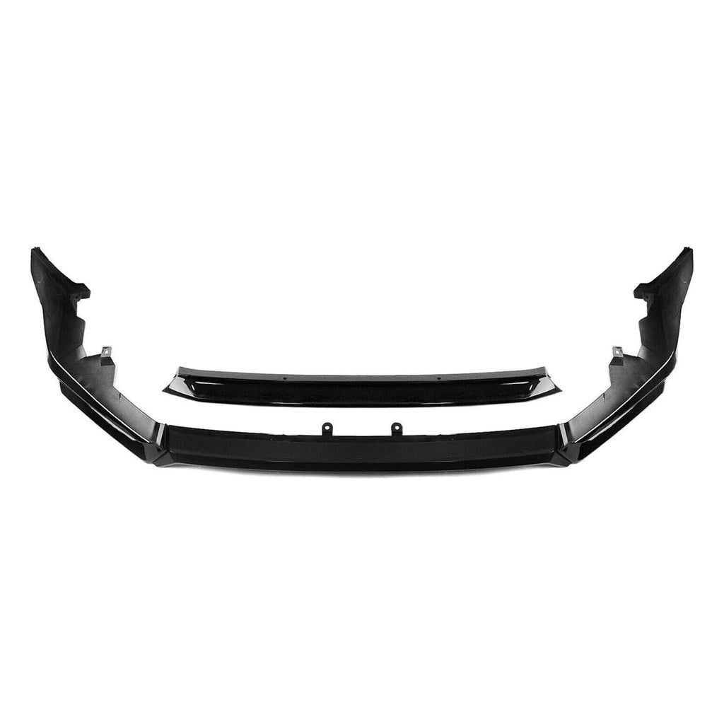 Front Lip Compatibility with 2022-2024 Civic Yofer Style Front Bumper Chin Lip Splitter Spoiler Kit - close-up detail view