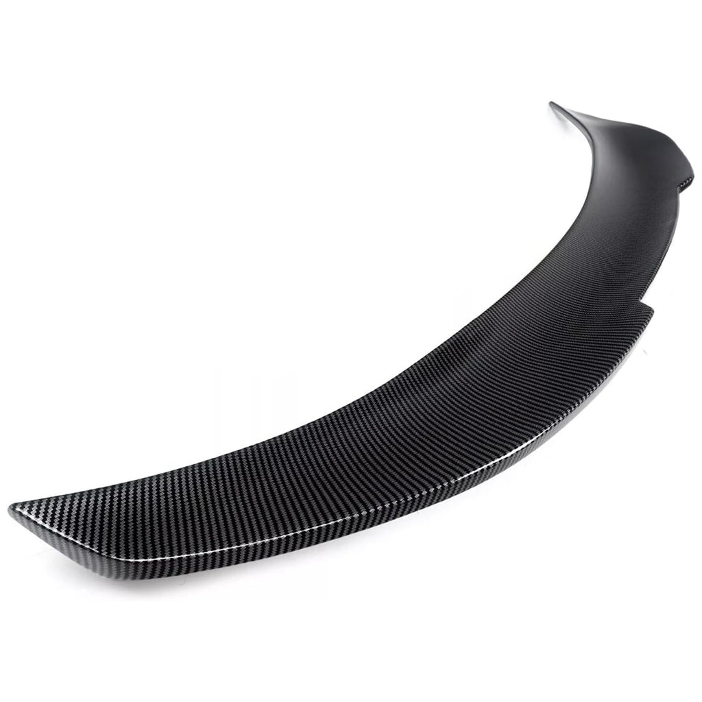 Rear Spoiler Compatibility with 2007-2013 1 Series E82 125i 128i 135i Coupe PSM Style Rear Trunk - close-up detail view