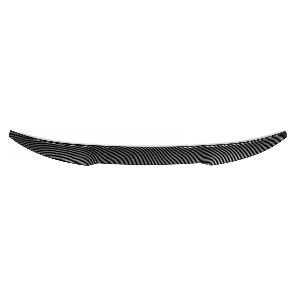 Spoiler Compatibility with 2018-2022 X4 G02 X4M F98 Rear Trunk Spliter Wing Lid (Carbon Fiber Style) - close-up detail view