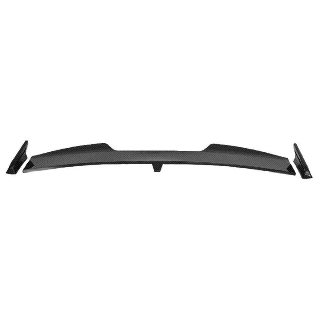 Rear Roof Spoiler Compatibility with 2020-2024 X6 G06 M Sport Rear Trunk Spliter Wing Lid (Carbon - close-up detail view