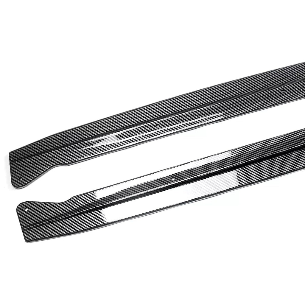 Side Skirts Compatibility with 2015-2019 5 Series F15 X5 F85 X5M F16 X6 F86 X6M Rocker Panel Line - close-up detail view