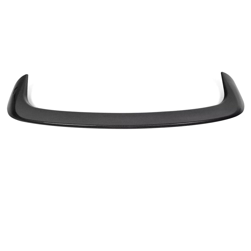 Roof Spoiler Compatibility with 2016-2021 X1 F48 F49 Rear Trunk Spliter Wing Lid (Carbon Fiber Style) - close-up detail view