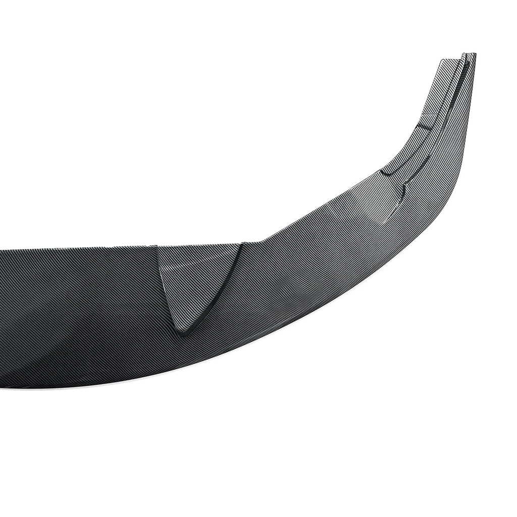 Front Lip Compatibility with 2020-2022 Supra GR A90 A91 Front Splitter Bumper Chin Lip Carbon Fiber - close-up detail view