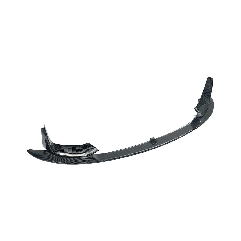 2014 2015 2016 2017 2018 2019 2020 BMW M3 F80 M4 F82 F83 MP Style Front Bumper Chin Lip Spoiler - close-up detail view