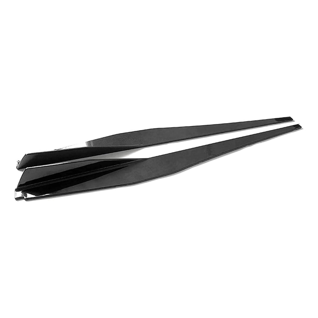 Side Skirts Compatibility with 2020-2023 Corvette C8 Rocker Panel Door Extension Lips Pair Diffuser - included parts view