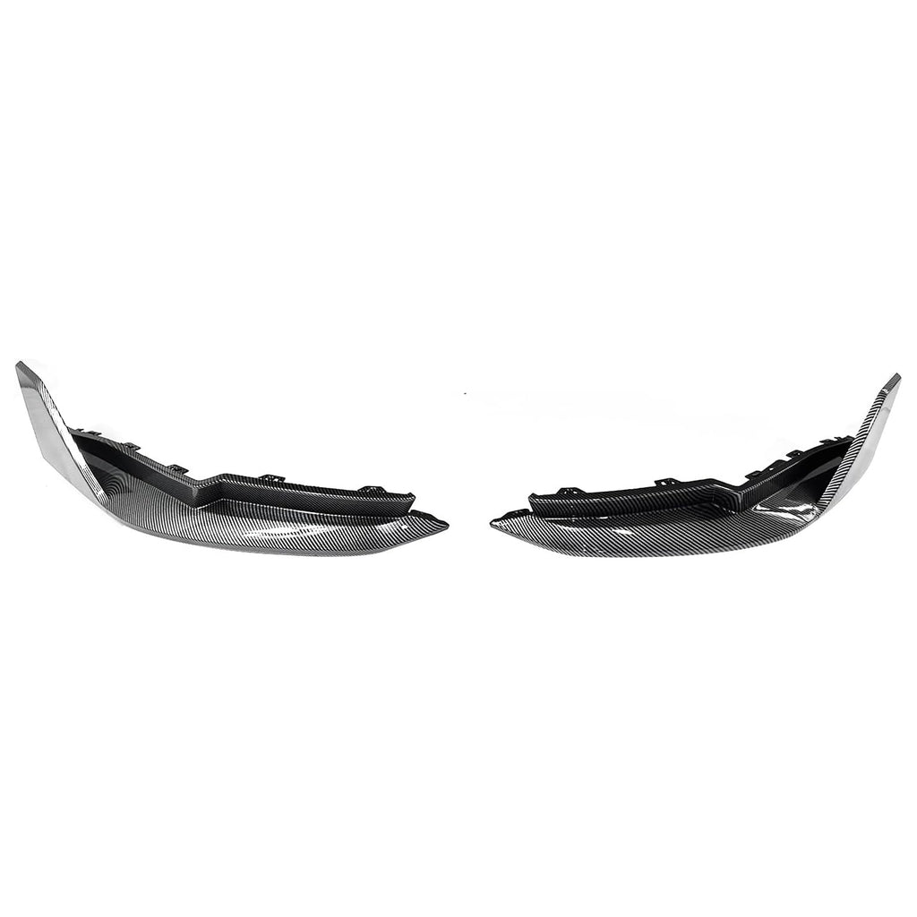 Rear Bumper Side Corner Splitter Compatibility with 2021-2024 G80 G81 M3 MP Style Rear Side - close-up detail view