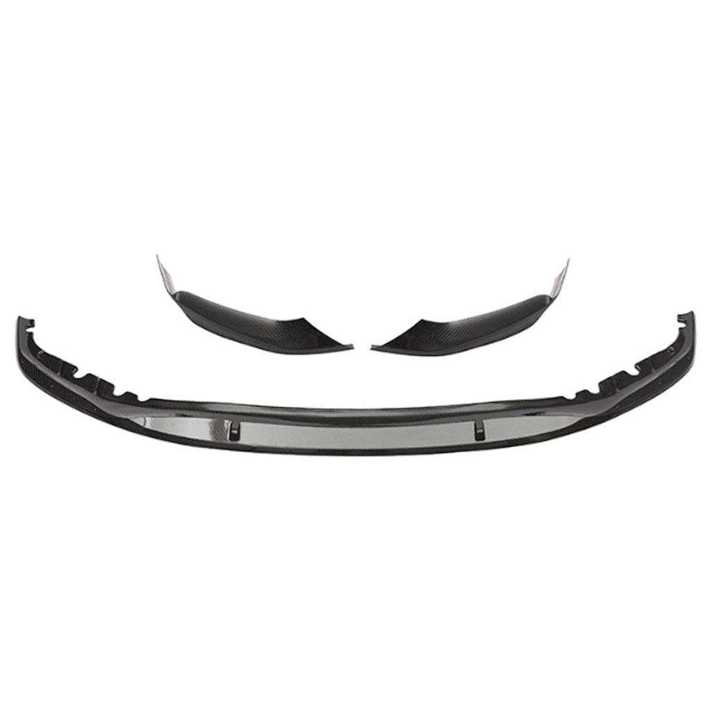 Front Lip Compatibility with 2017-2020 5 Series G30 G31 M Sport Front Bumper Diffuser Chin Lip - close-up detail view