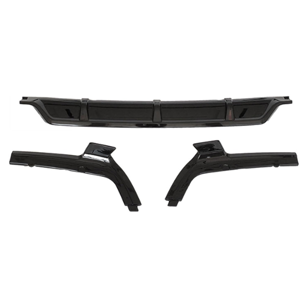 Rear Diffuser Compatibility with 2019-2023 X7 G07 M Sport Rear Bumper Chin Diffuser Lip Kit Spoiler - close-up detail view