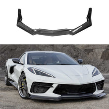 Load image into Gallery viewer, Front Lip Compatible with 2022 2023 Corvette C8 Z51 ZR1 Style STG 3 Winglet Front Bumper Chin Lip - main product view