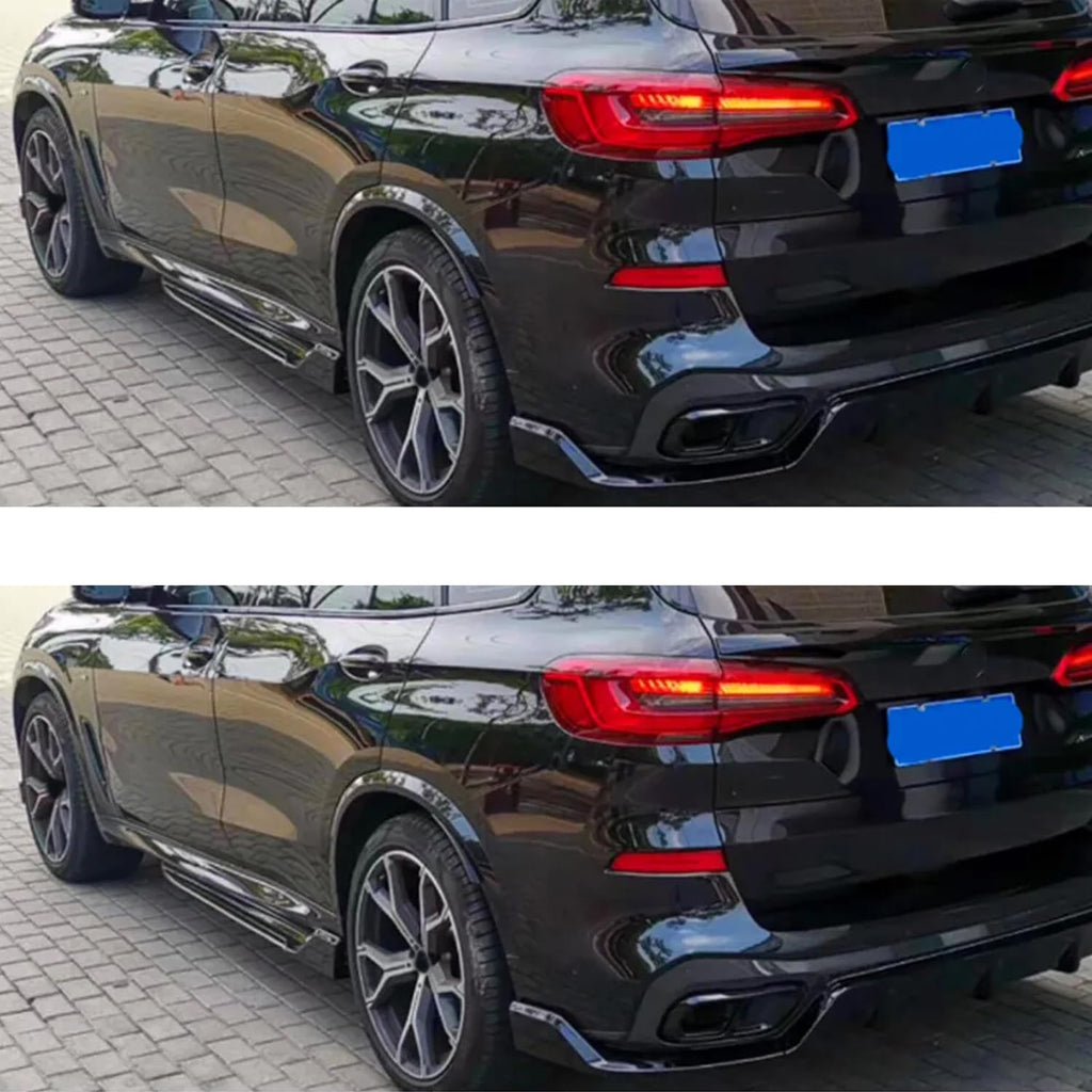 Side Skirts Compatibility with 2018-2023 X3 X3M G01 X4 X4M G02 Rocker Panel Door Extension Lips - vehicle fitment reference