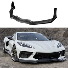 Load image into Gallery viewer, Front Lip Compatible with 2021 2022 2023 Corvette C8 Z51 ZR1 Style STG 3 Winglet Front Bumper Chin - main product view