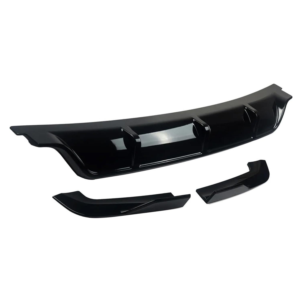 Rear Diffuser Compatibility with 2014-2018 X5 F15 Rear Bumper Chin Diffuser Kit Spoiler Splitter - additional product view