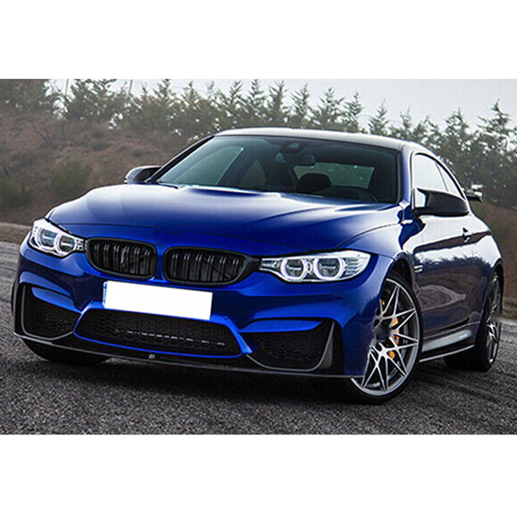 2014 2015 2016 2017 2018 2019 2020 BMW M3 F80 M4 F82 F83 MP Style Front Bumper Chin Lip Spoiler - included parts view