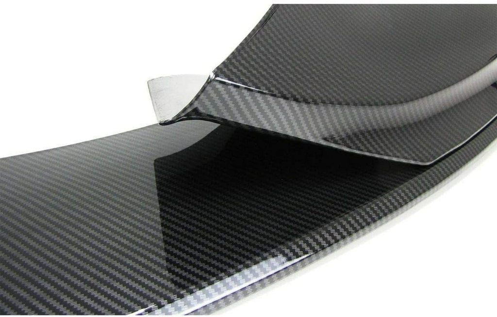2014 2015 2016 2017 2018 2019 2020 BMW F32 F33 F36 4 Series M Sport Front Bumper Chin Lip Splitter - installed fitment view