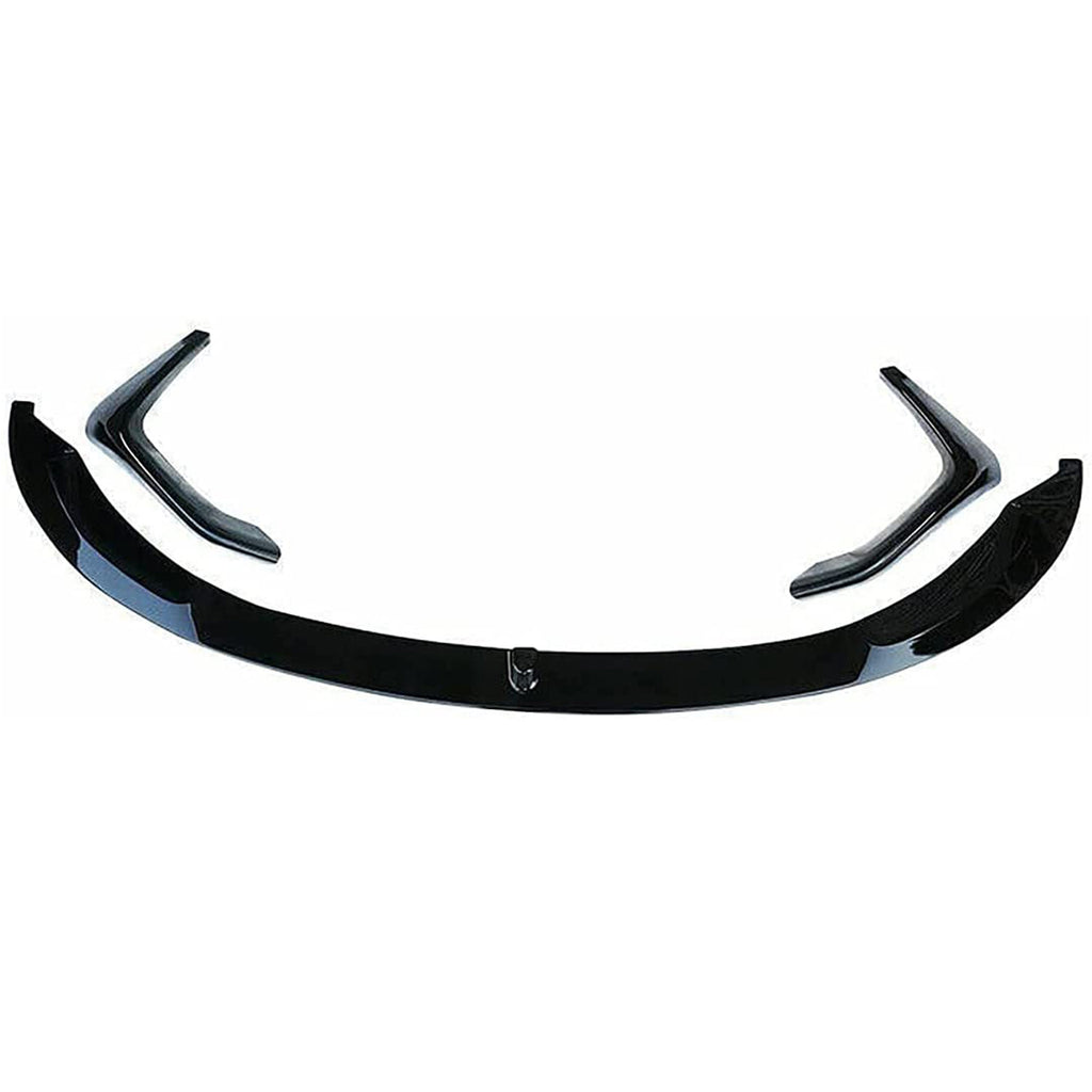 2014 2015 2016 2017 2018 2019 2020 BMW M3 F80 M4 F82 F83 MP Style Front Bumper Chin Lip Spoiler - close-up detail view