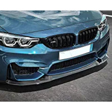 Load image into Gallery viewer, 2014 2015 2016 2017 2018 2019 2020 BMW M3 F80 M4 F82 F83 CS Style Front Bumper Chin Lip Spoiler - front detail view