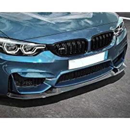 2014 2015 2016 2017 2018 2019 2020 BMW M3 F80 M4 F82 F83 CS Style Front Bumper Chin Lip Spoiler - front detail view