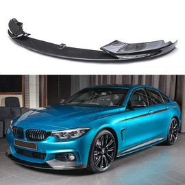 2014 2015 2016 2017 2018 2019 2020 BMW F32 F33 F36 4 Series M Sport Front Bumper Chin Lip Splitter - main product view