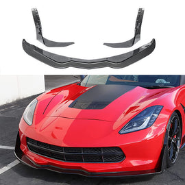 2014 2015 2016 2017 2018 2019 Chevrolet Corvette C7 | Z06 Stage 3 Front Bumper Chin Lip Splitter - main product view