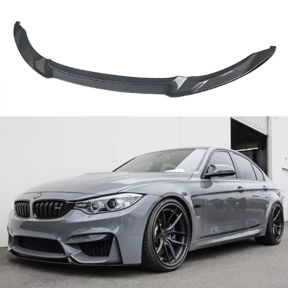 2014 2015 2016 2017 2018 2019 2020 BMW M3 F80 M4 F82 F83 CS Style Front Bumper Chin Lip Spoiler - main product view