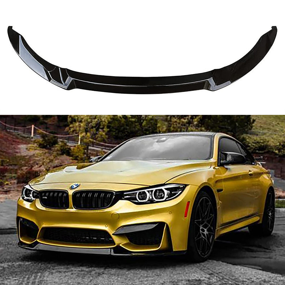 2014 2015 2016 2017 2018 2019 2020 BMW M3 F80 M4 F82 F83 CS Style Front Bumper Chin Lip Spoiler - main product view